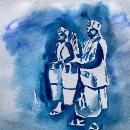 Ijexá, Canto de Encantar - Aquarela de Urbano Sampaio para homenagear o Gandhy e a música “Epa Babá” que já está em todas as plataformas de streaming.